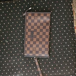 Louis Vuitton checkered wallet